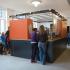 Stedelijk Gymnasium Haarlem interieur kiosk Architectenbureau Jaap Dijkman